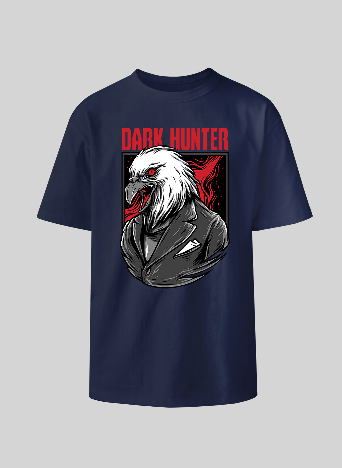 DARK HUNTER COTTON OVERSIZED T-SHIRT