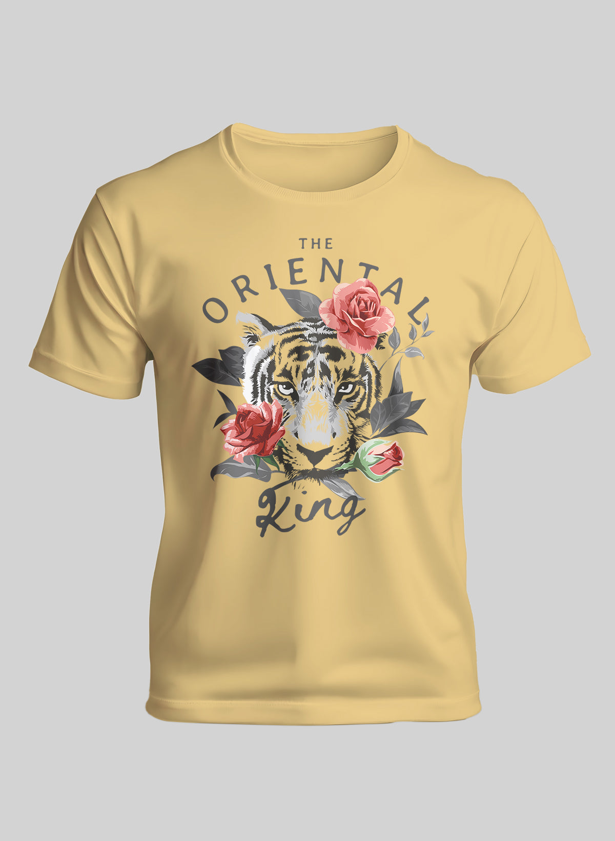 THE ORIENTAL KING CREW NECK T-SHIRT