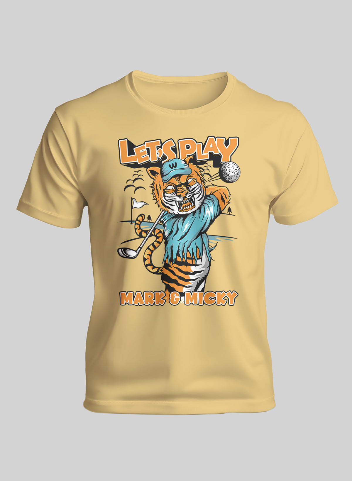 LET'S PLAY CREW NECK T-SHIRT