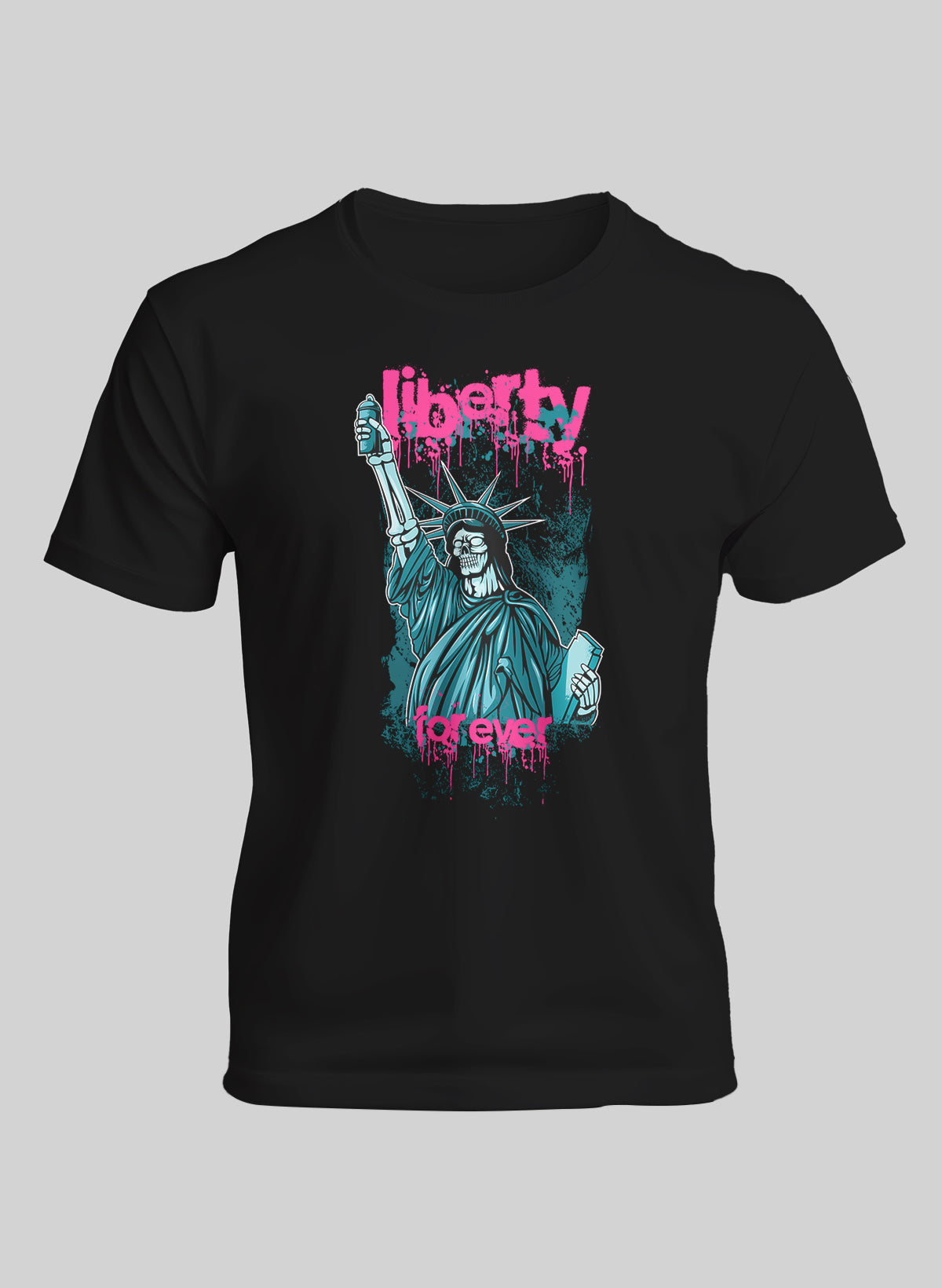 LIBERTY FOREVER CREW NECK T-SHIRT