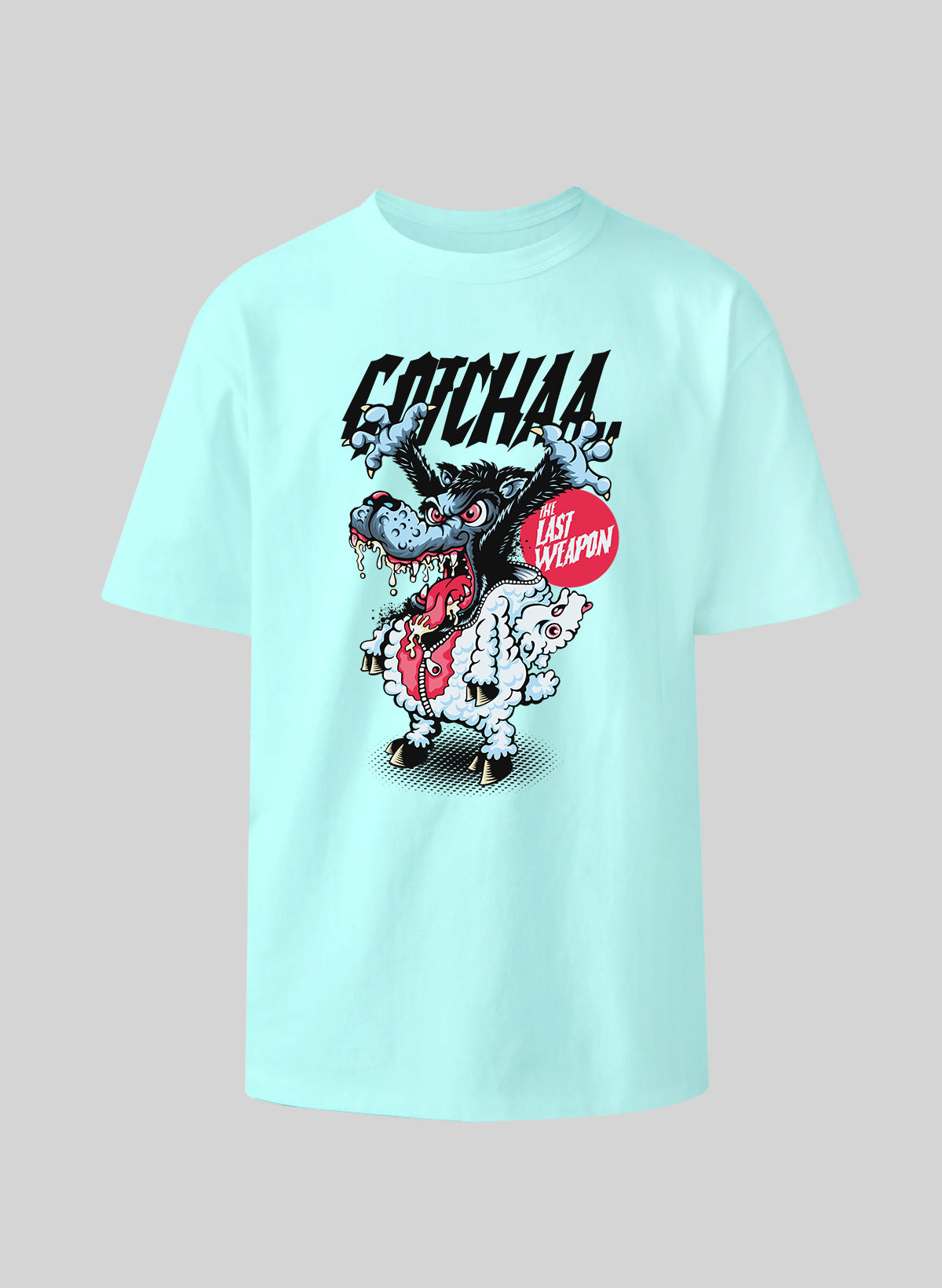 COCHAA THE LAST WEAPON COTTON OVERSIZED T-SHIRT