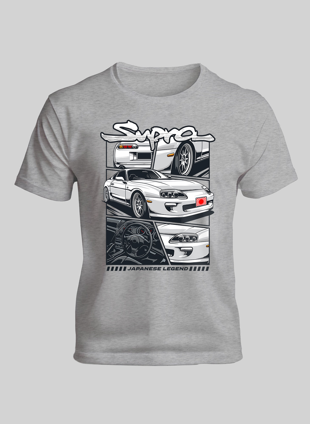 SUPRA JAPANESE LEGEND CREW NECK T-SHIRT