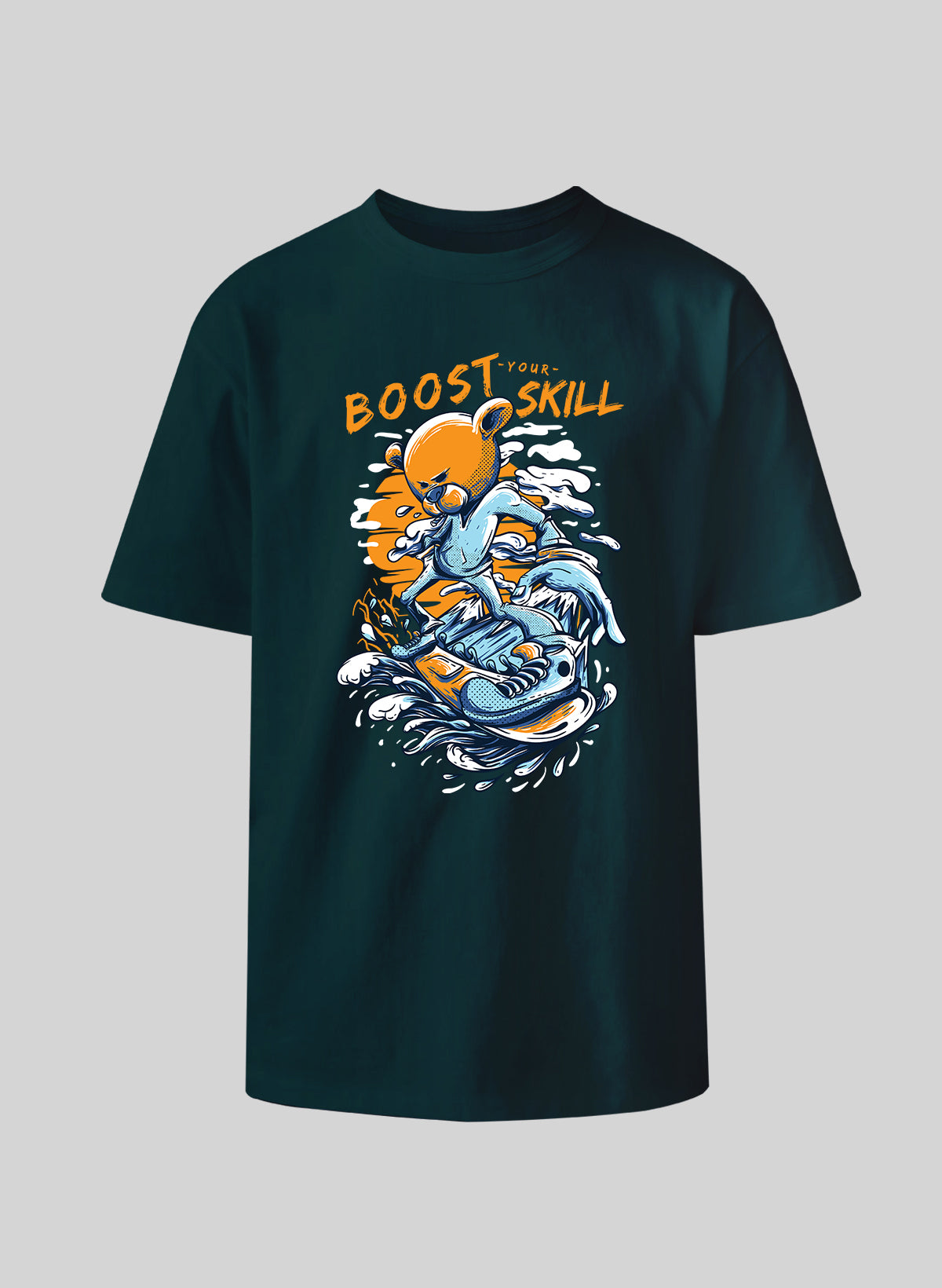 BOOST YOUR SKILL COTTON OVERSIZED T-SHIRT