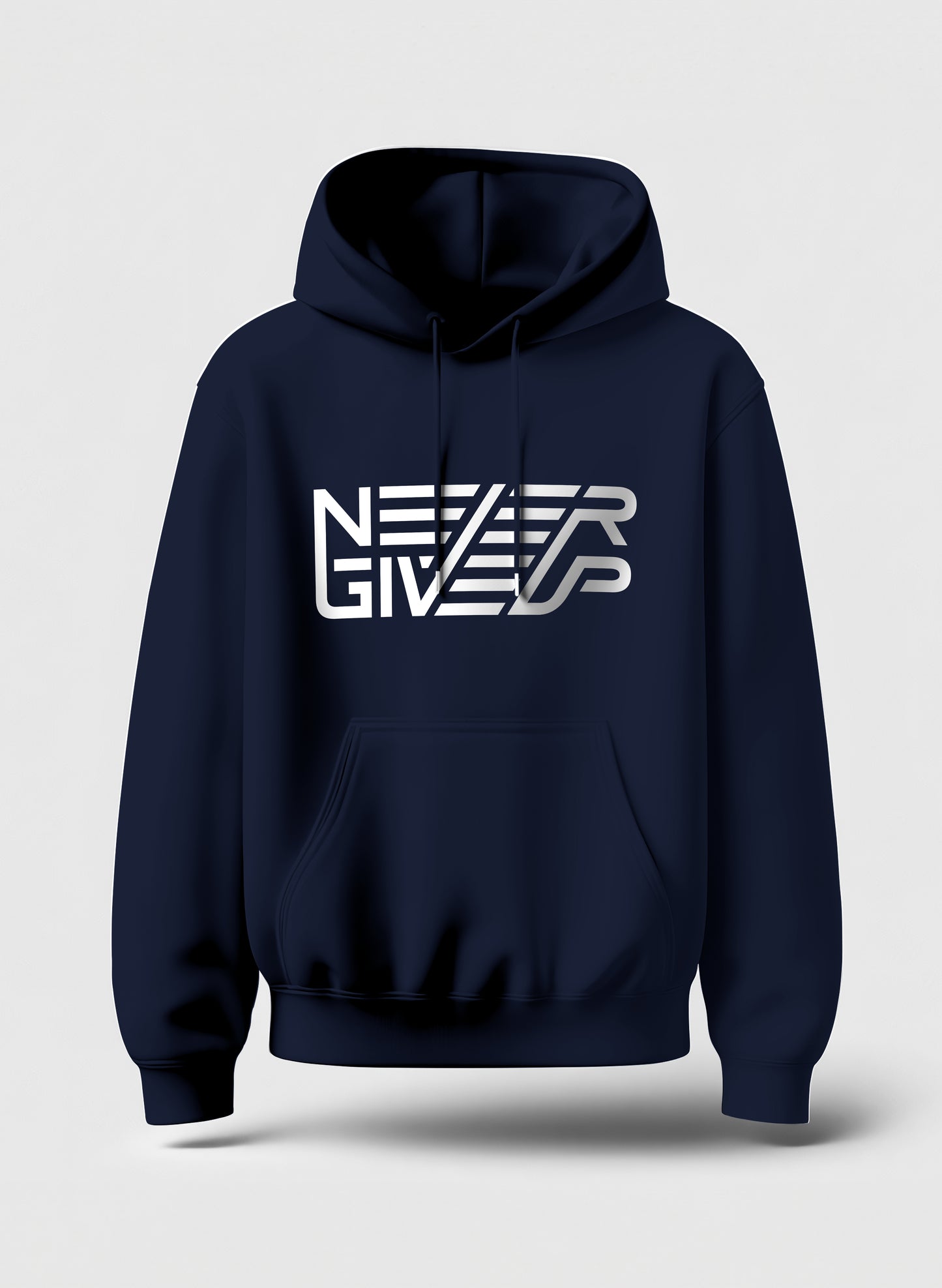 NEVER GIVE UP COMFORT HOODIE