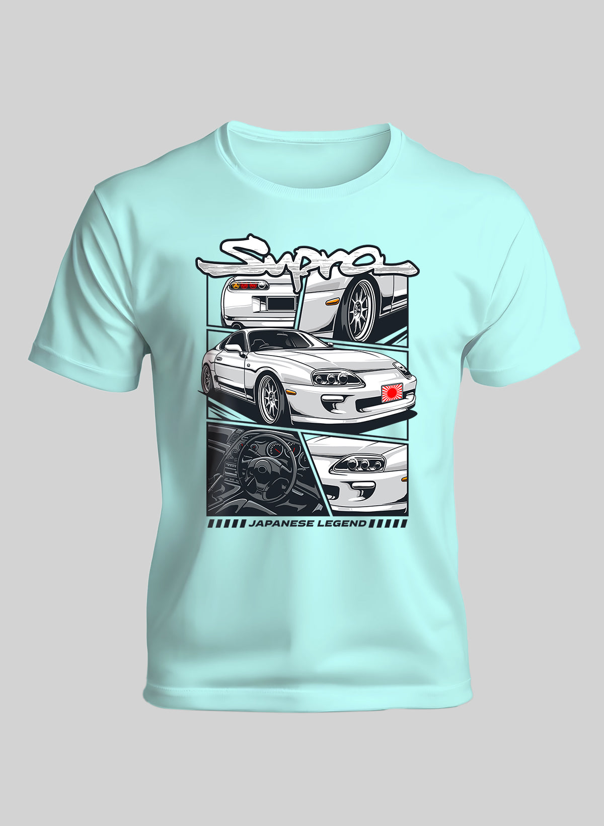 SUPRA JAPANESE LEGEND CREW NECK T-SHIRT