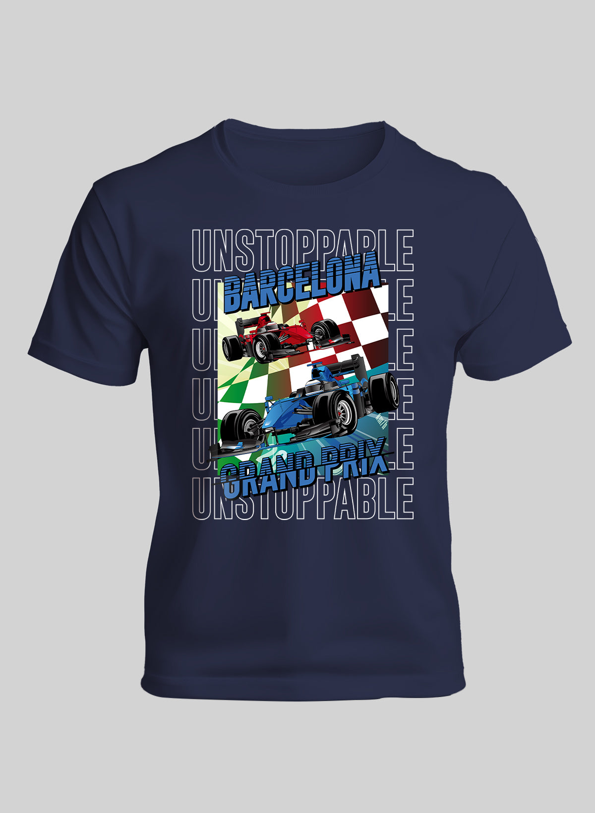 BARCELONA GRAND PRIX CREW NECK T-SHIRT