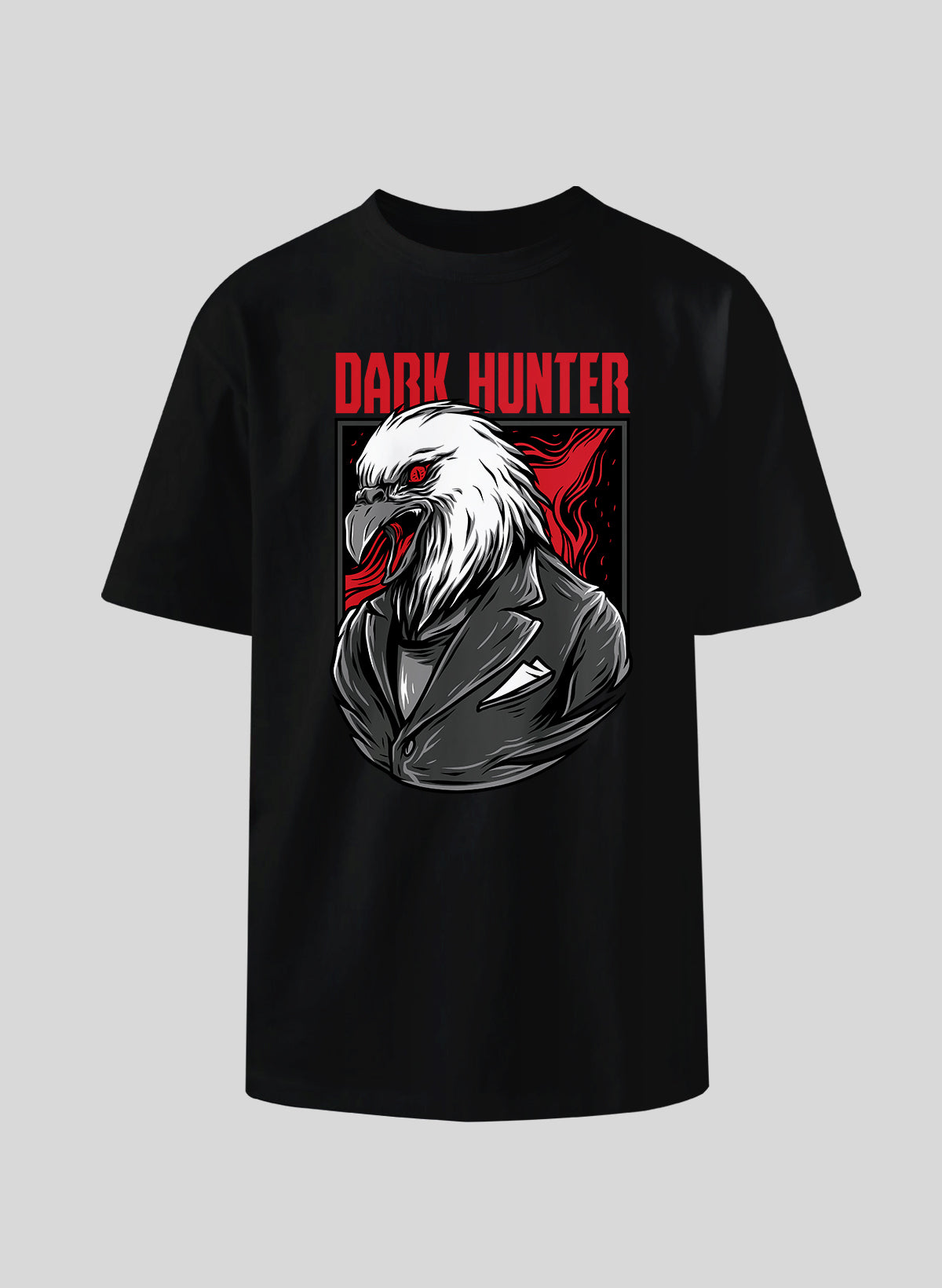 DARK HUNTER COTTON OVERSIZED T-SHIRT