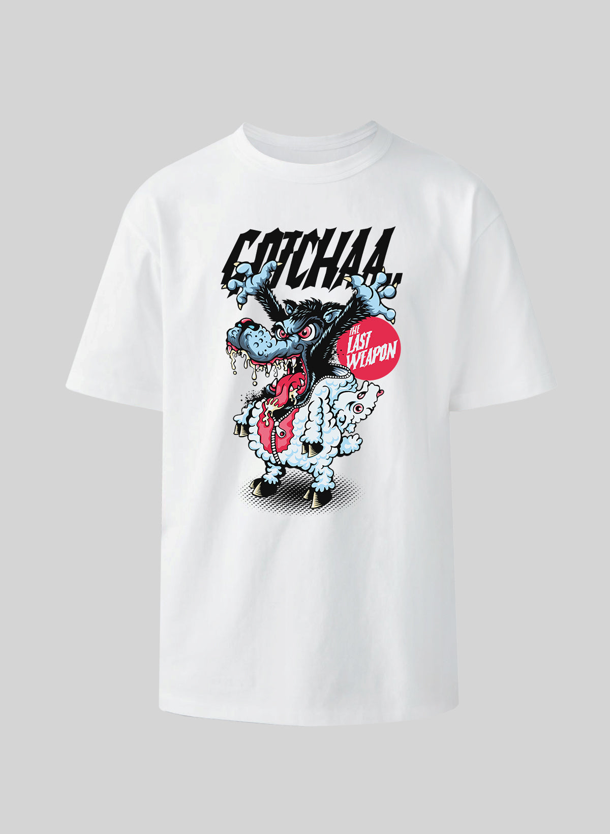 COCHAA THE LAST WEAPON COTTON OVERSIZED T-SHIRT