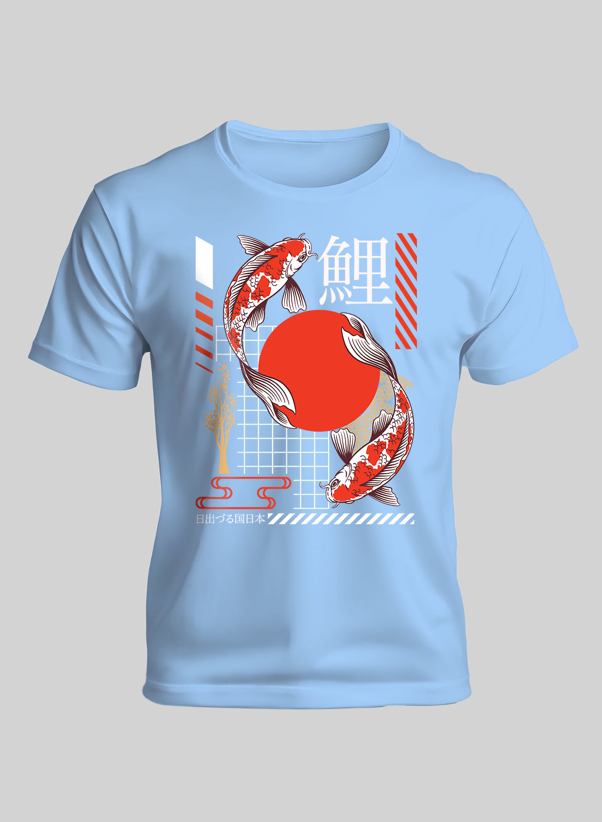 KOI ASCENSION MODERN JAPAN CREW NECK T-SHIRT