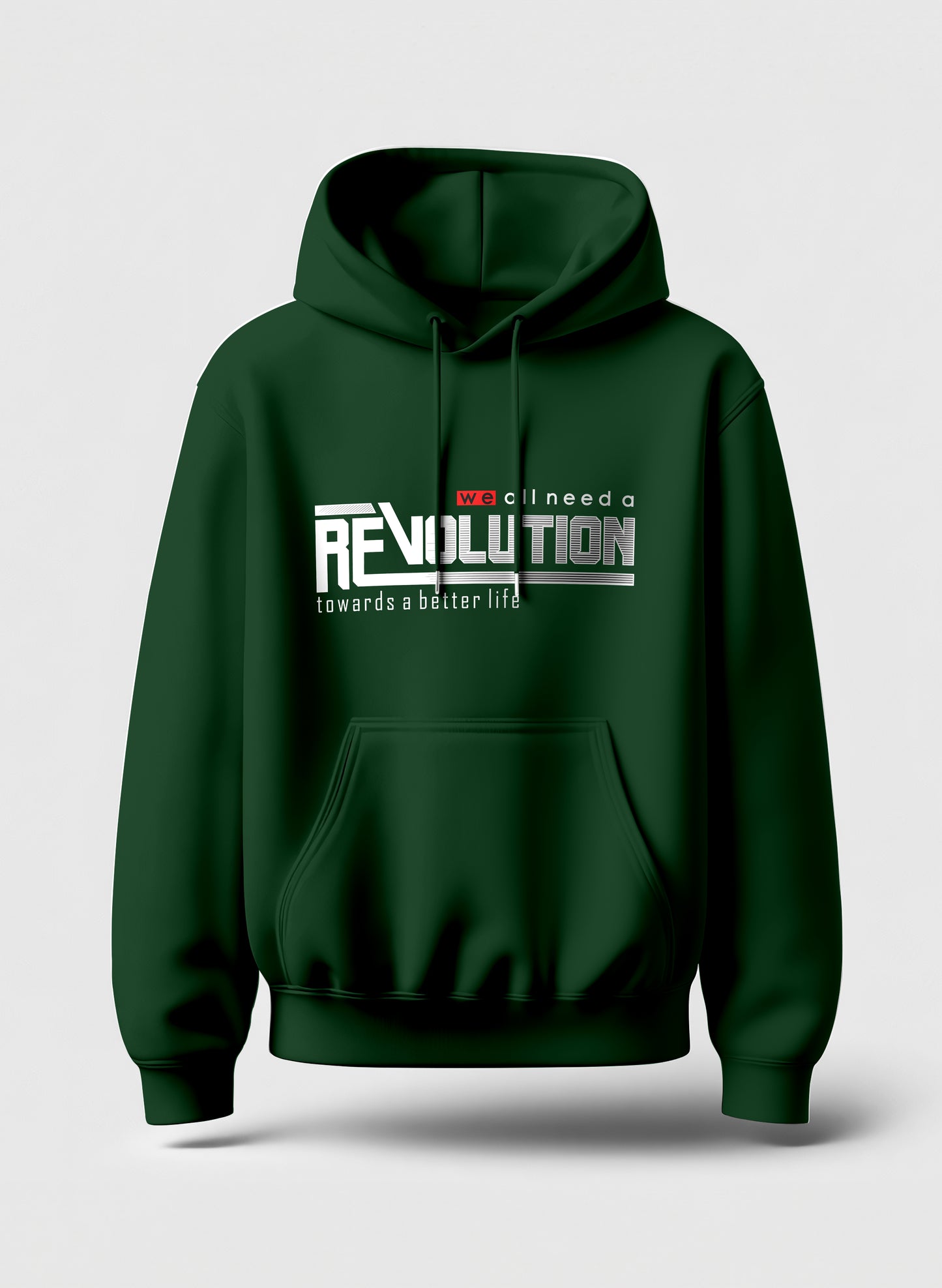 WE NEED REVOLUTION COMFORT HOODIE