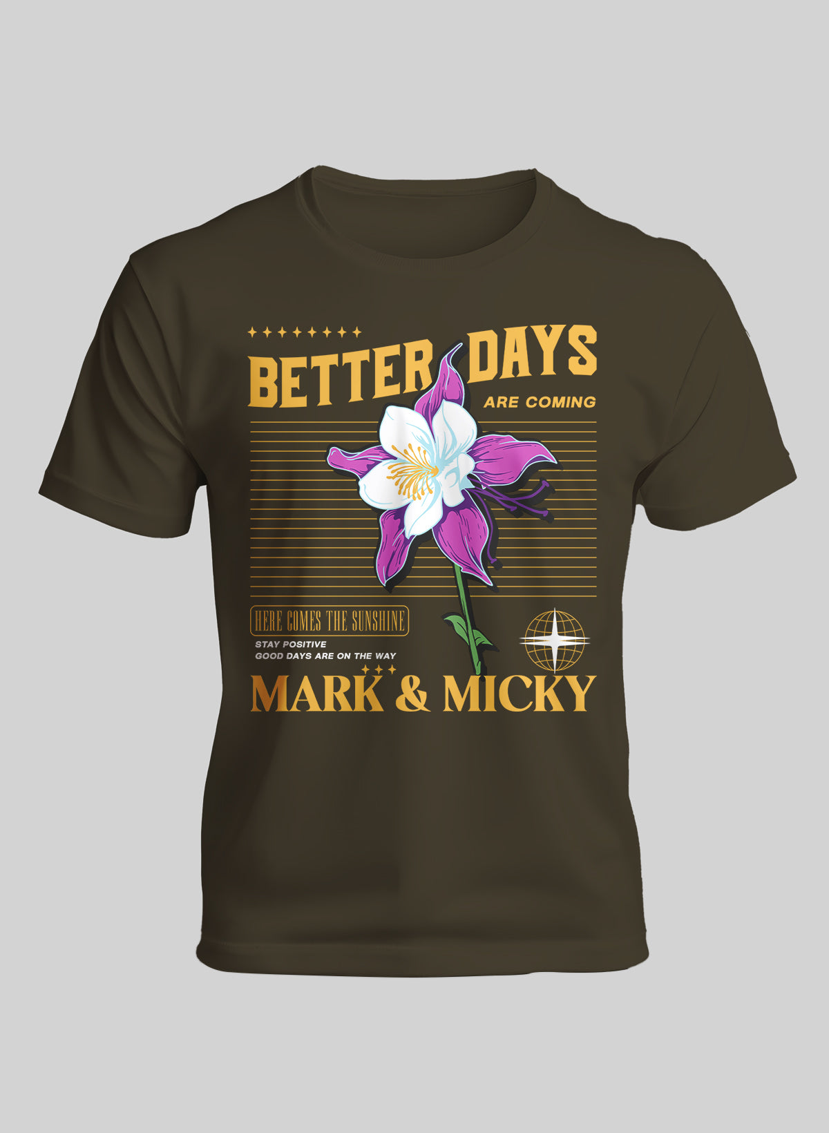 BETTER DAYS BLOOMING CREW NECK T-SHIRT