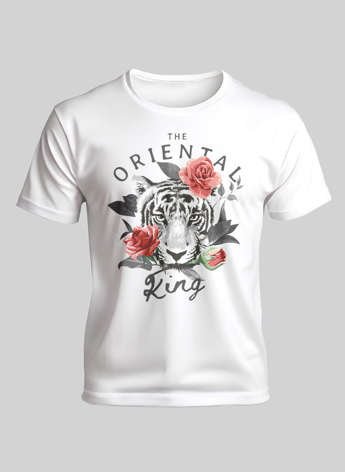 THE ORIENTAL KING CREW NECK T-SHIRT