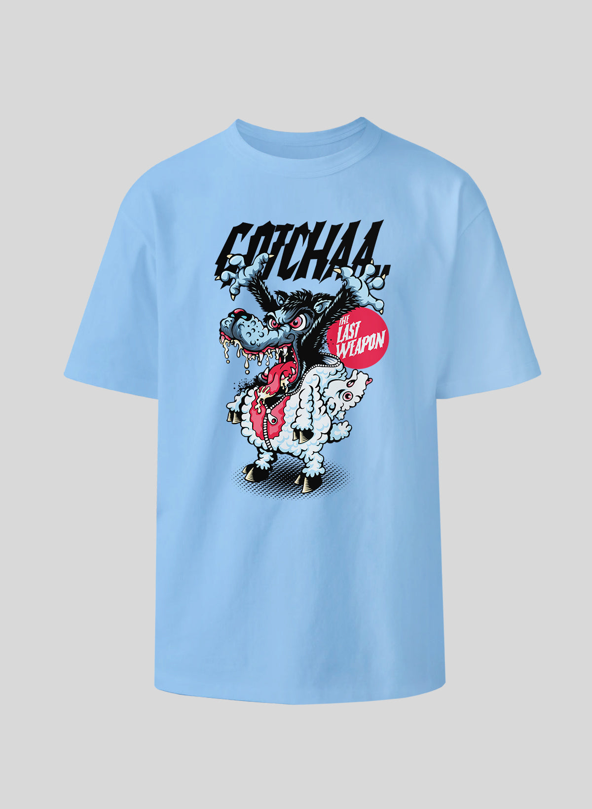 COCHAA THE LAST WEAPON COTTON OVERSIZED T-SHIRT