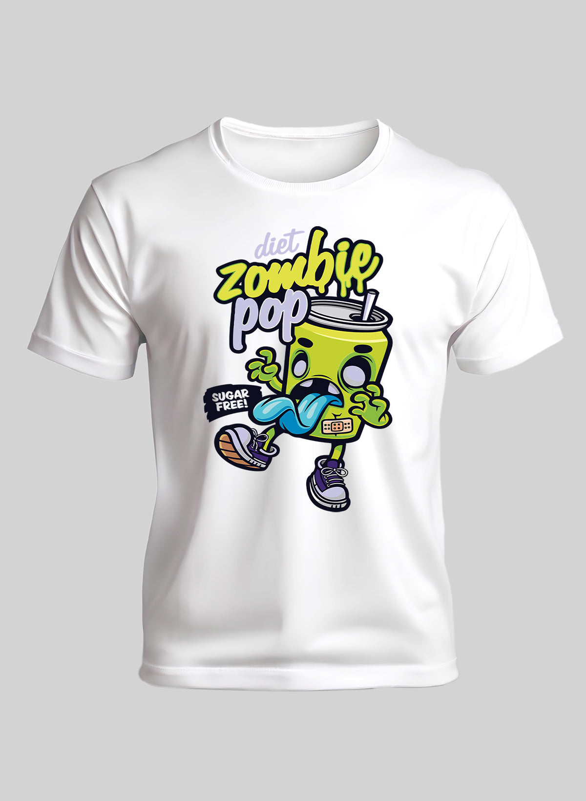 DIET ZOMBIE POP CREW NECK T-SHIRT