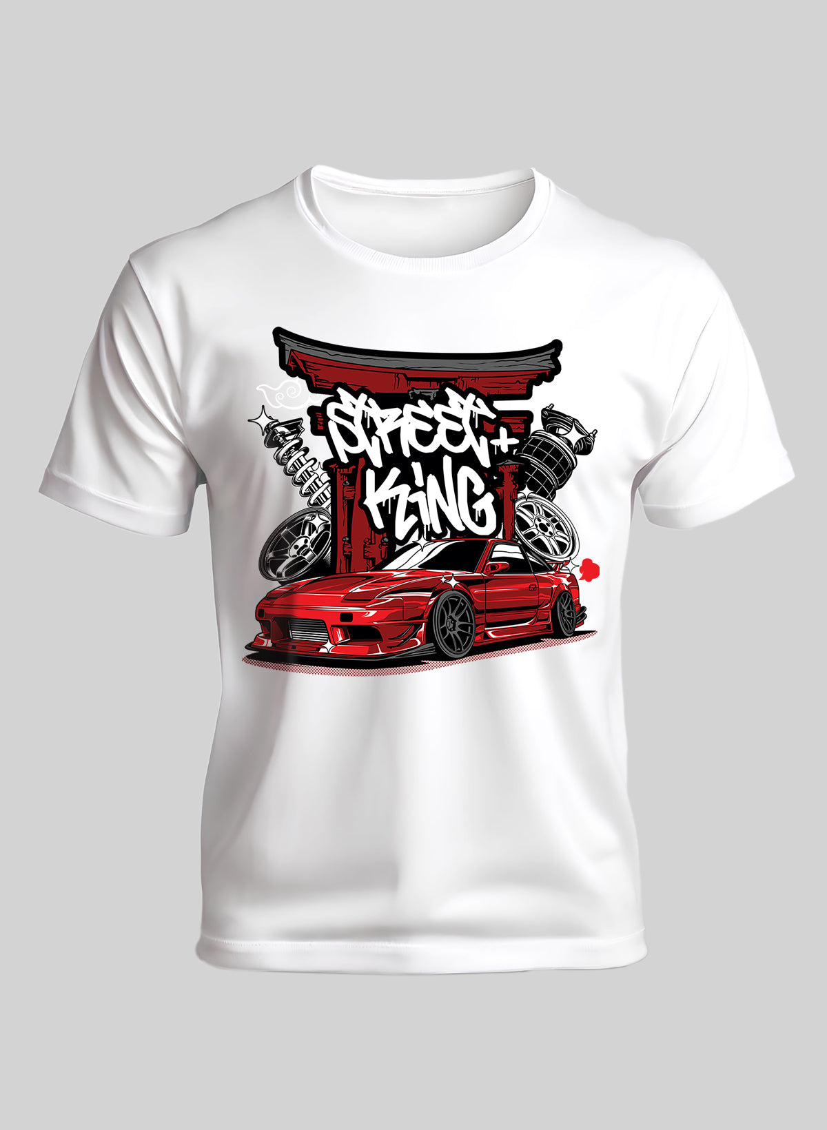 STREET KING THE ART OF SPEED CREW NECK T-SHIRT