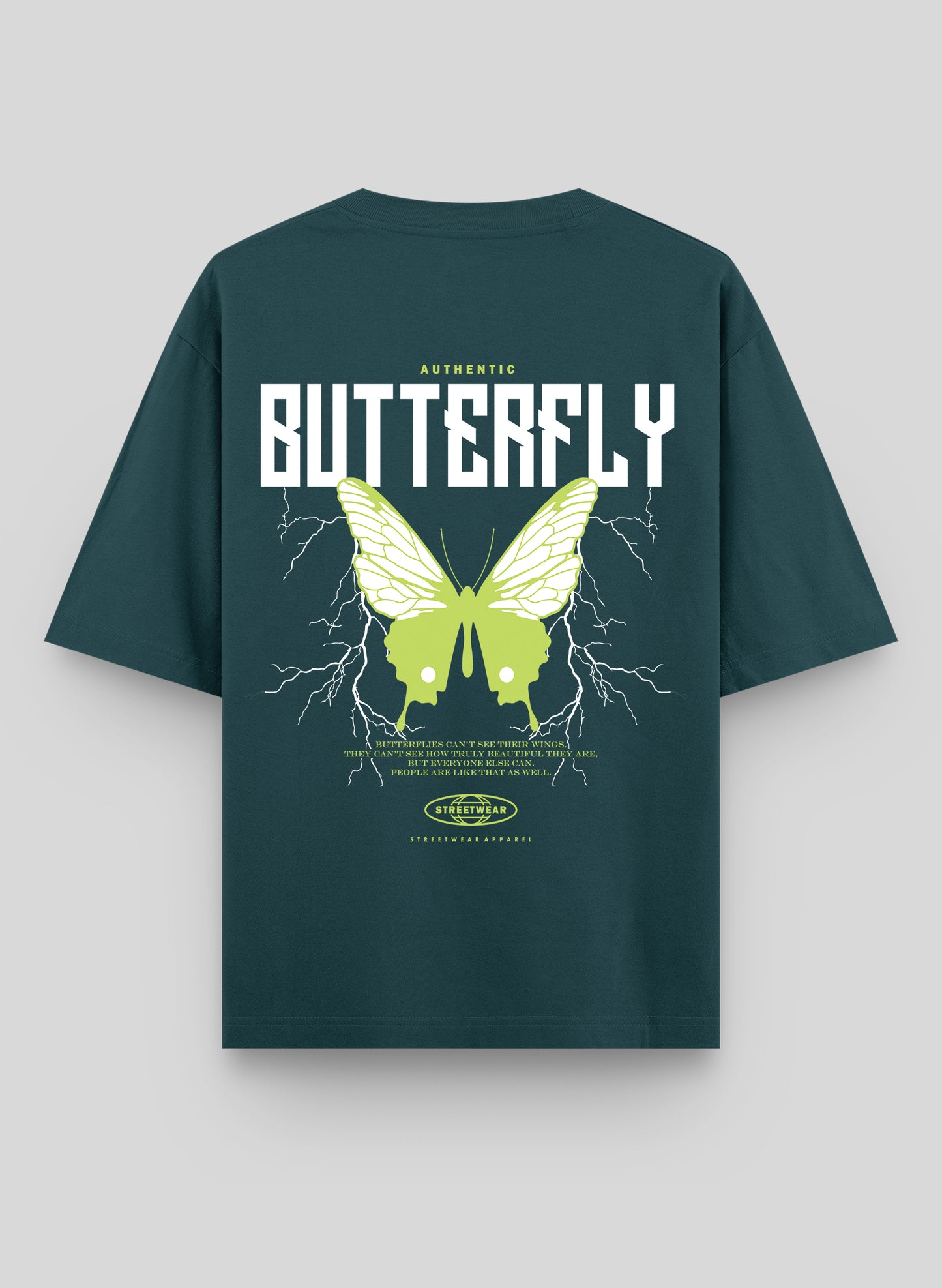 AUTHENTIC BUTTERFLY COTTON OVERSIZED T-SHIRT