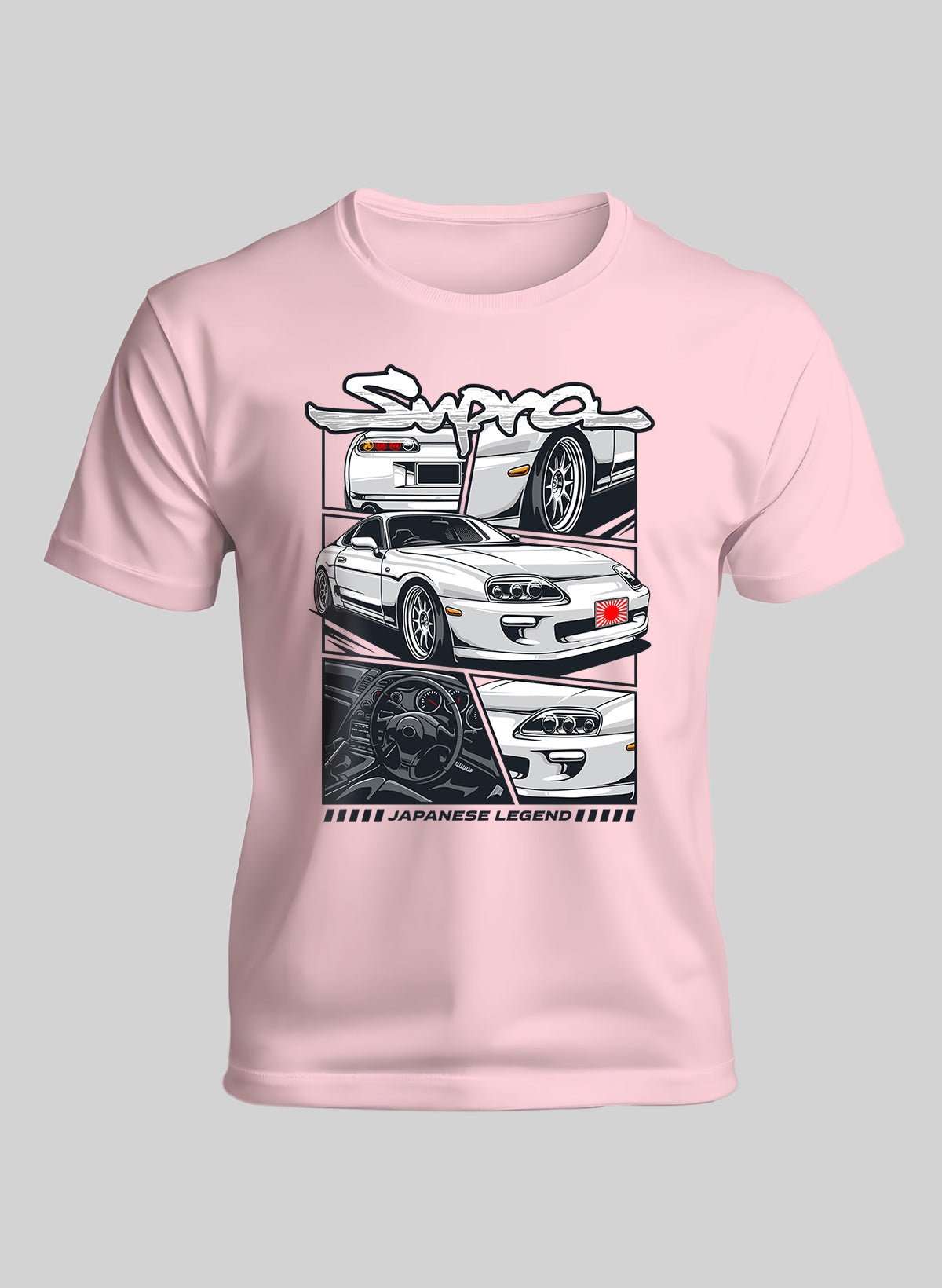 SUPRA JAPANESE LEGEND CREW NECK T-SHIRT