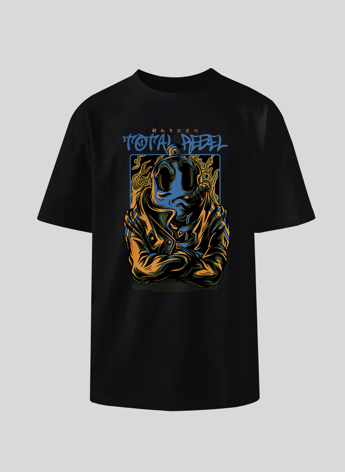 TOTAL REBEL COTTON OVERSIZED T-SHIRT