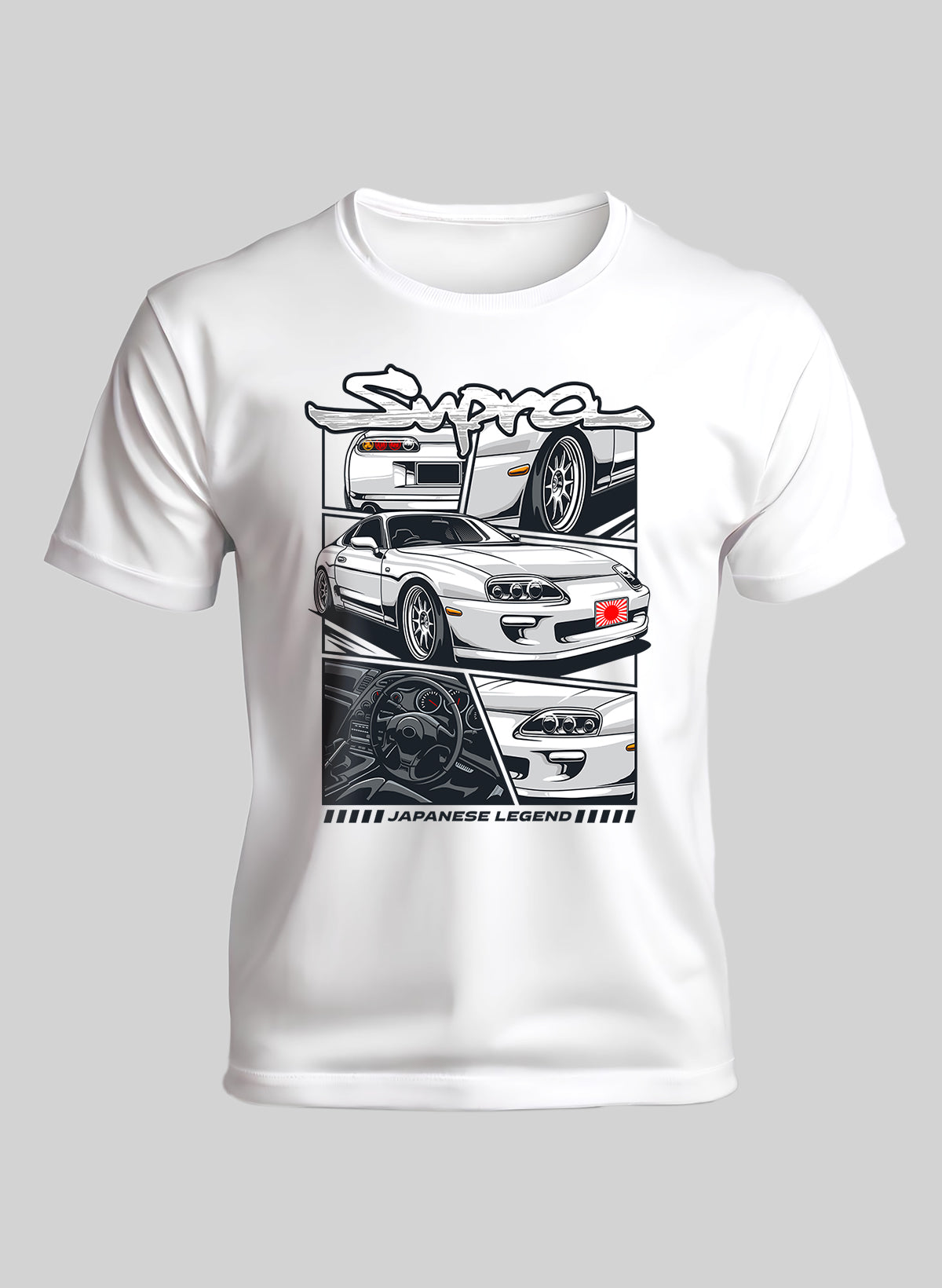 SUPRA JAPANESE LEGEND CREW NECK T-SHIRT