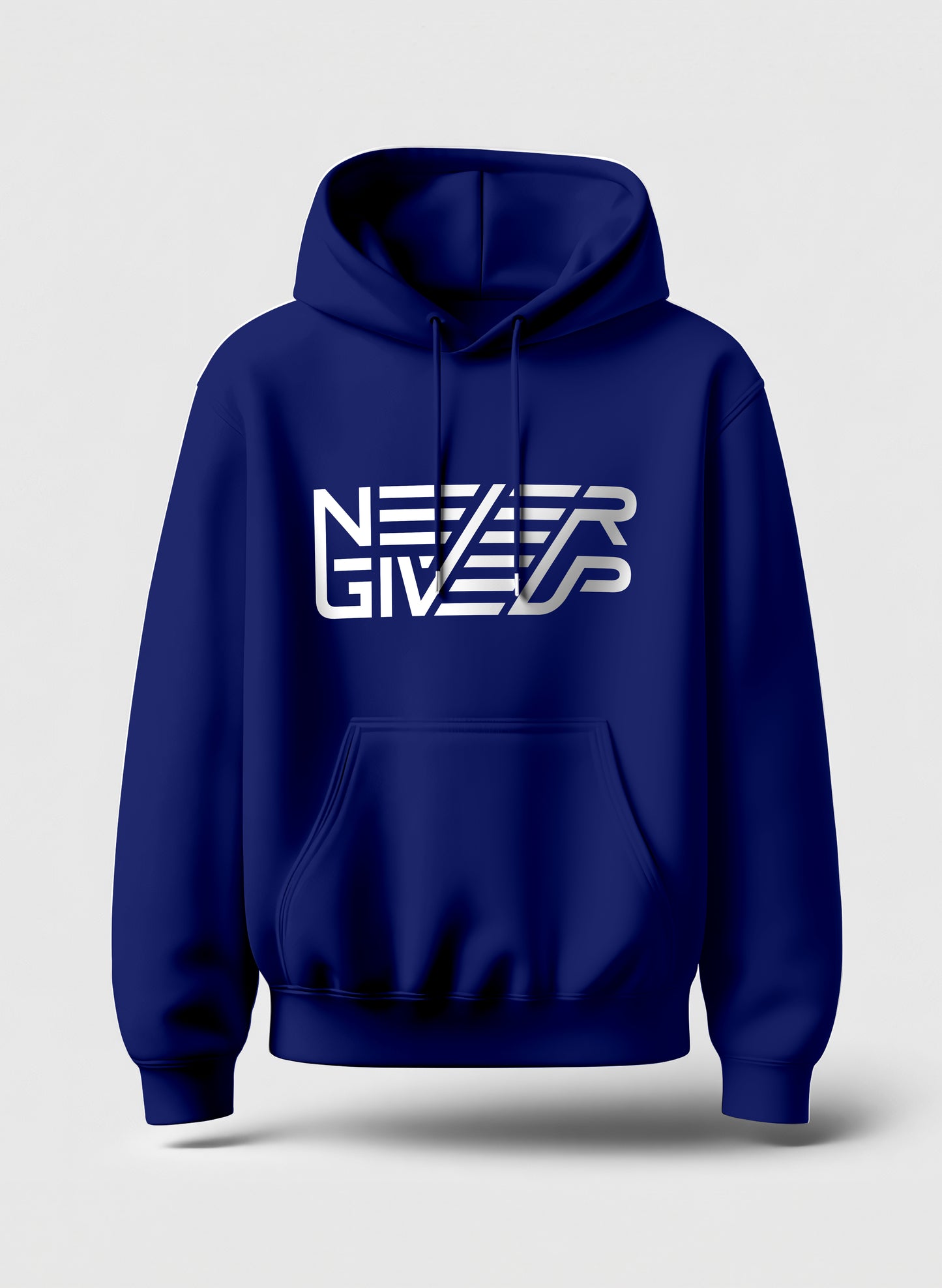 NEVER GIVE UP COMFORT HOODIE