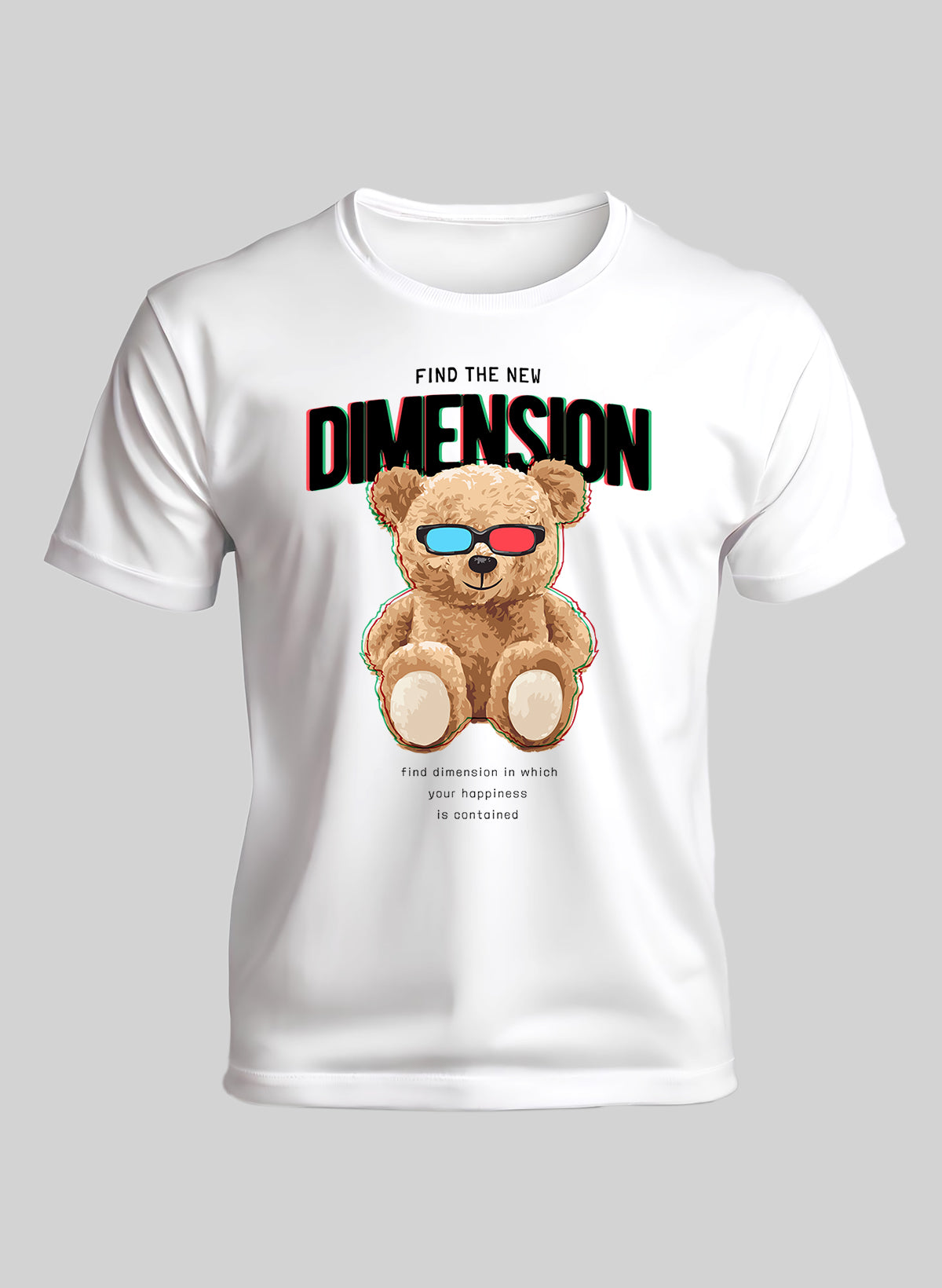 TEDDY FIND THE NEW DIMENSION CREW NECK T-SHIRT