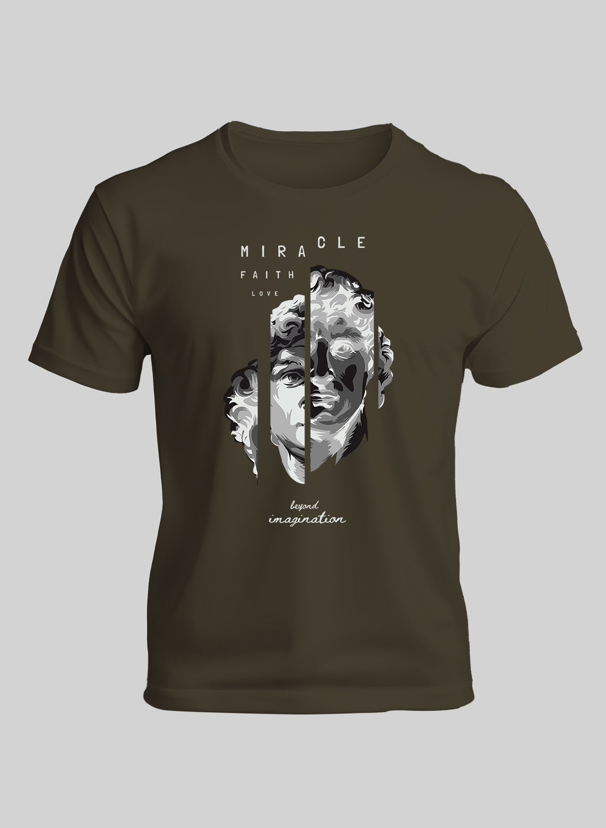 A MIRACLE BEYOND IMAGINATION CREW NECK T-SHIRT