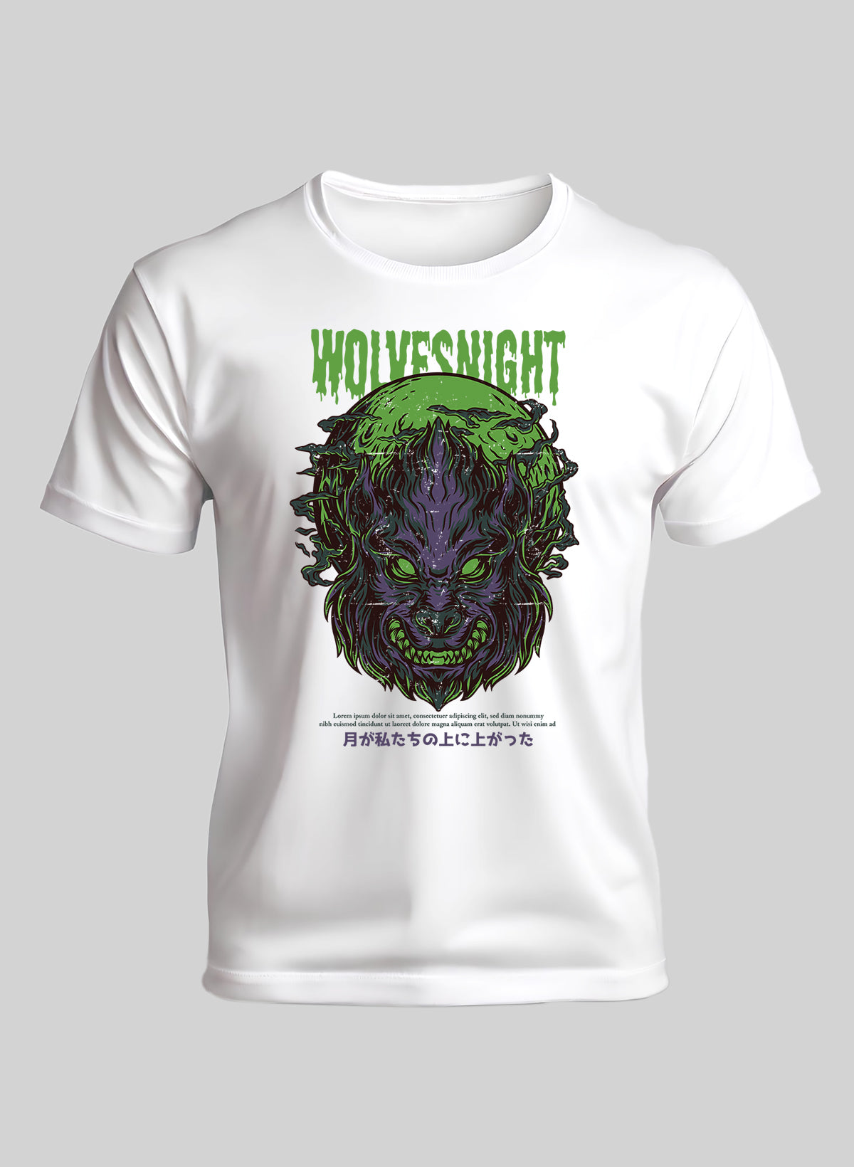 WOLVES NIGHT CREW NECK T-SHIRT