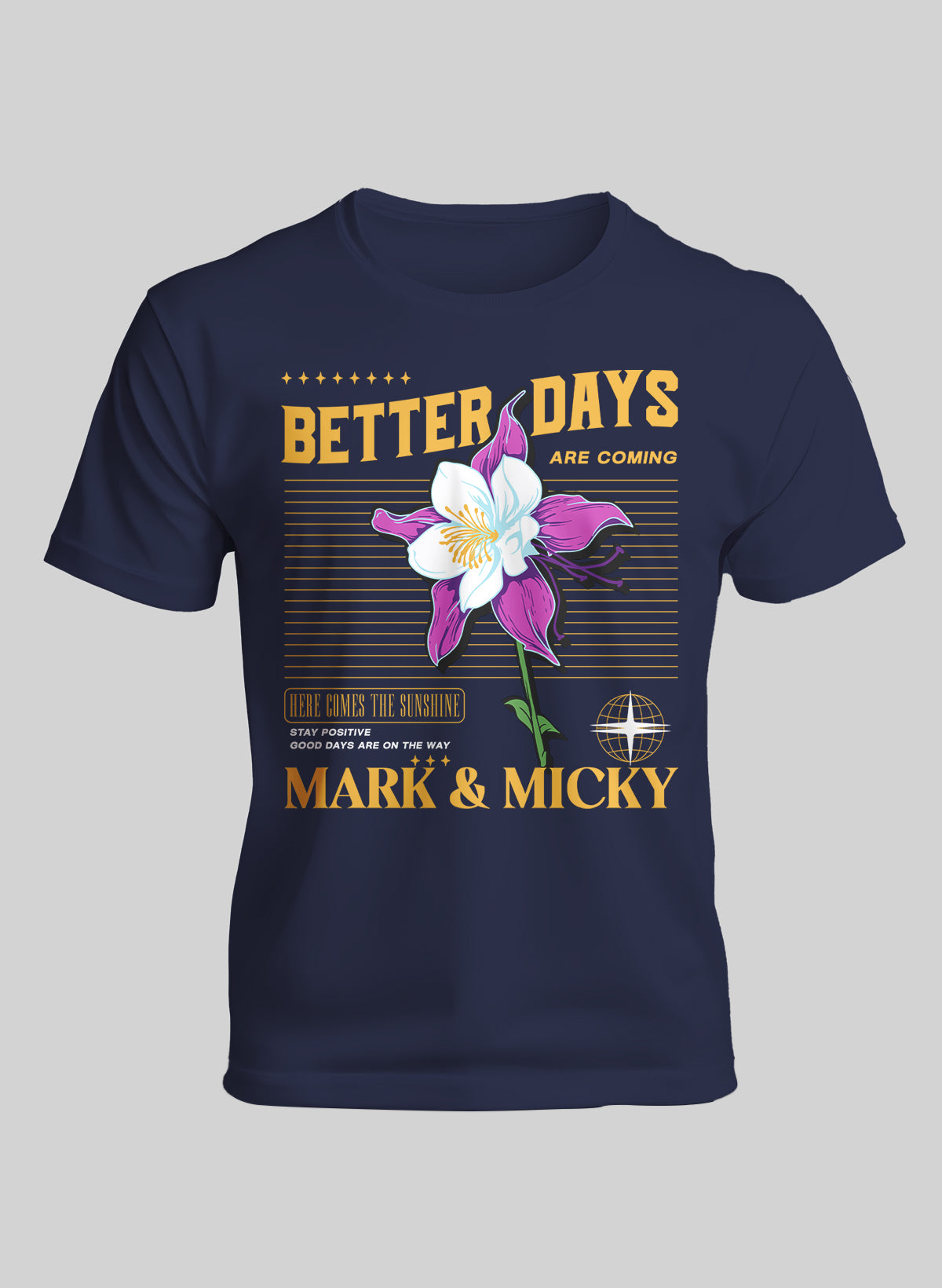 BETTER DAYS BLOOMING CREW NECK T-SHIRT