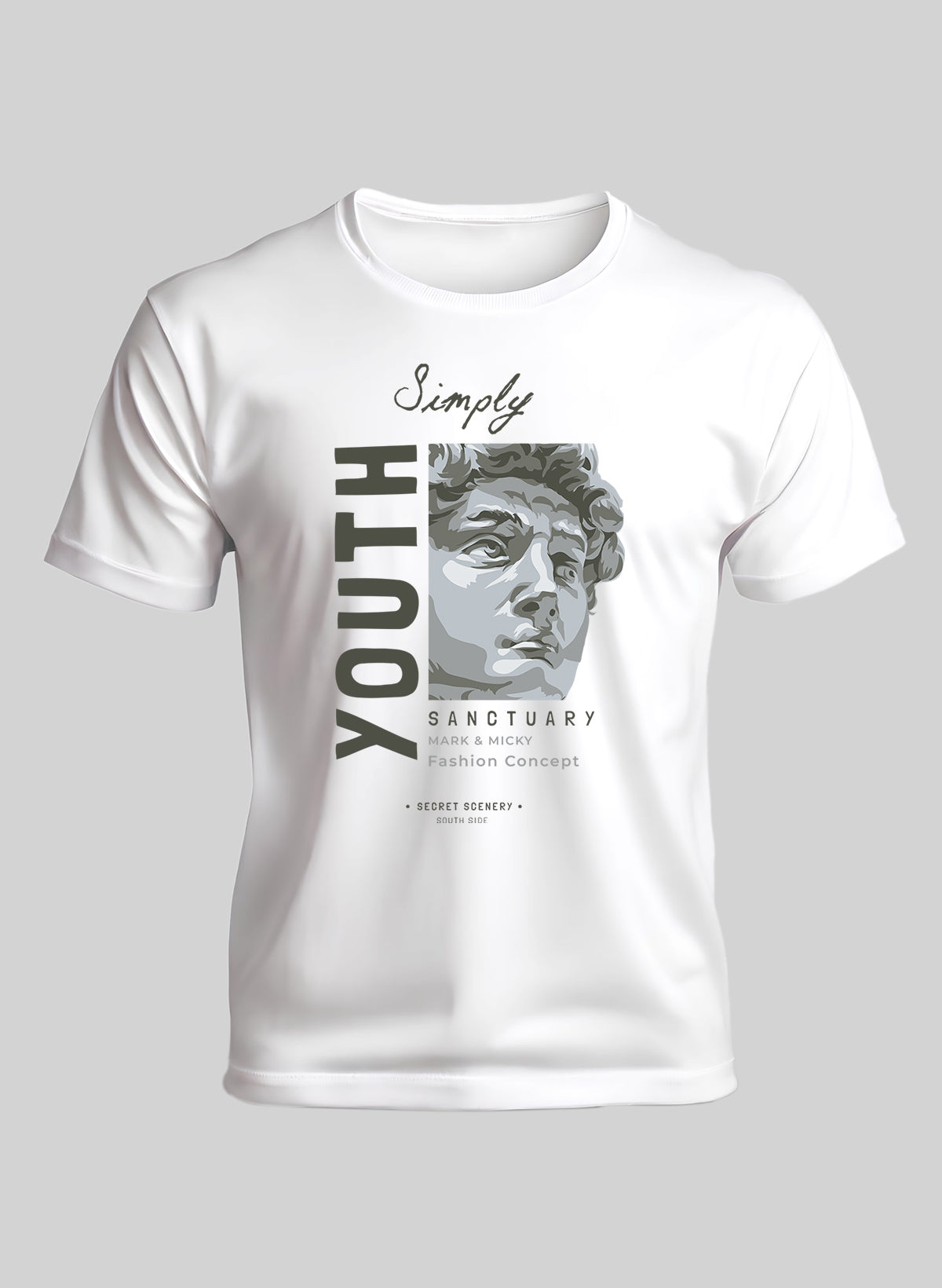 SIMPLY YOUTH CREW NECK T-SHIRT