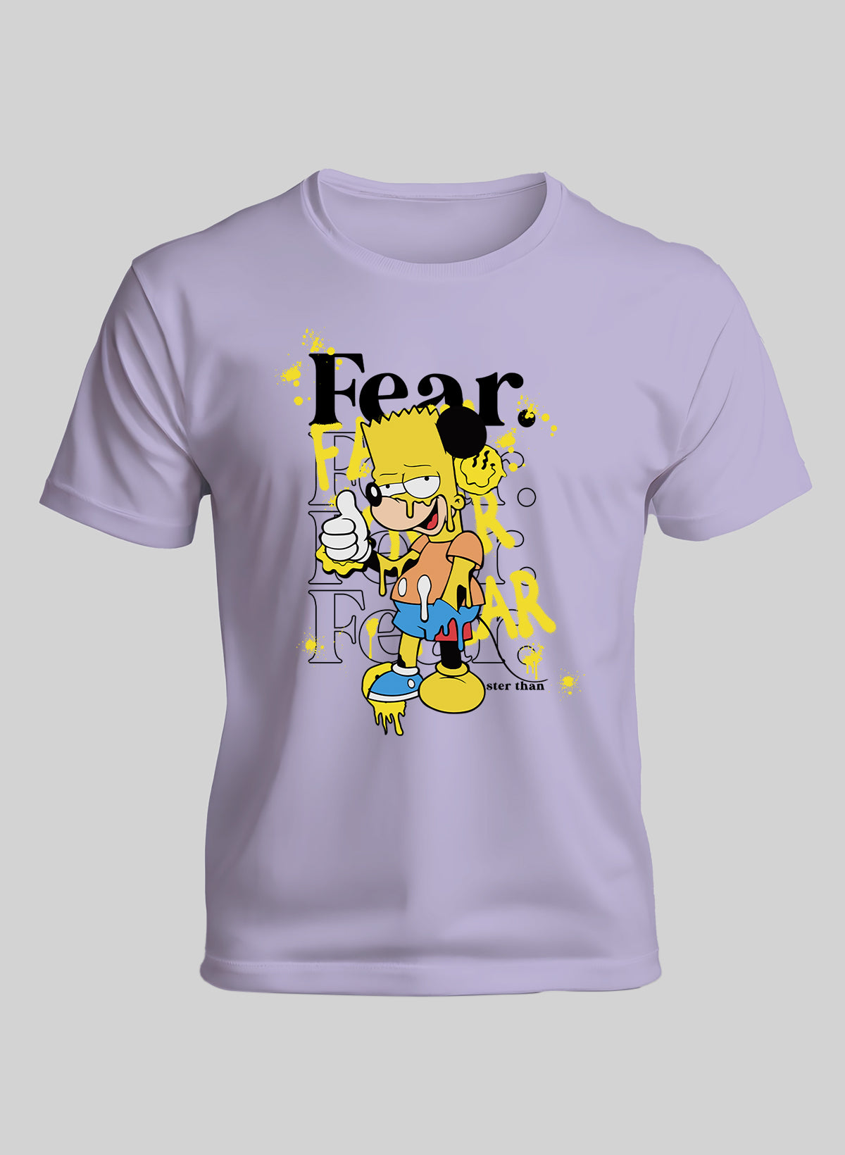 FEAR STER THAN CREW NECK T-SHIRT