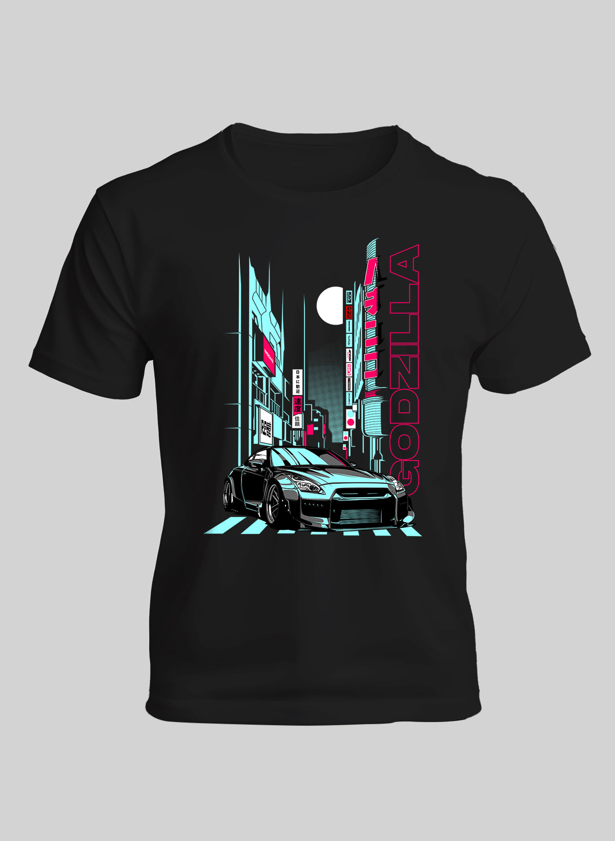 NEON SPEEDYWAY TOKYO DRIFT CREW NECK T-SHIRT